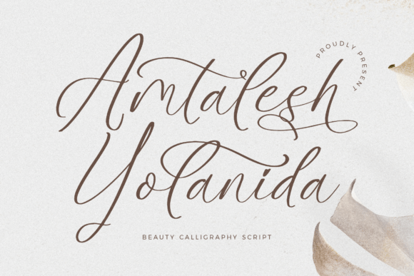 Amtalesh Yolanida: A Dazzling Script Font for Elegant Branding