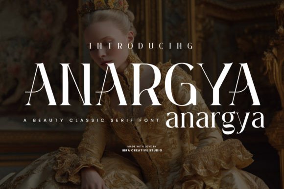 Anargya: A Timeless Serif Typeface for Elegant Editorial Design
