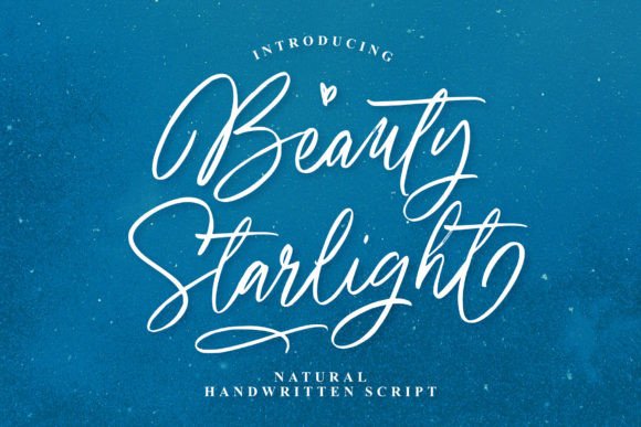 Beauty Starlight: A Script Font That Elevates Brand Design with Celestial Elegance