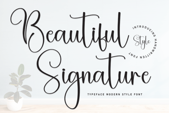 Beautyful Signature: A Designer’s Go-To Script Font for Elegant Branding