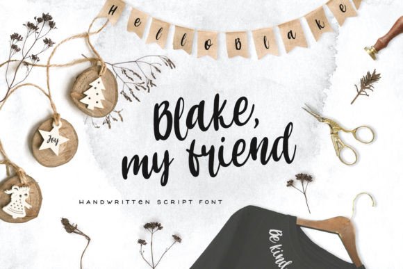 Blake My Friend: A Designer’s Brush Script Companion for Real Branding Work