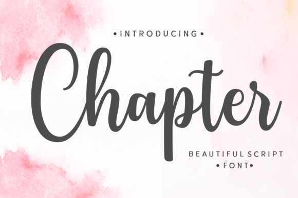 Chapter: A Script Font That Elevates Editorial Design with Elegance