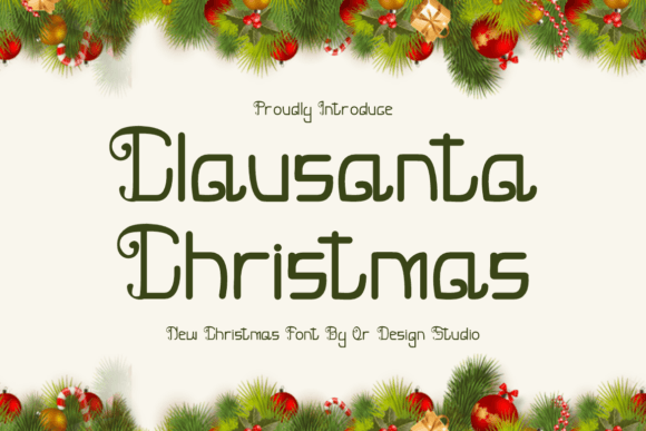 Clausanta Christmas: A Handwritten Font for Editorial Design and Digital Publishing