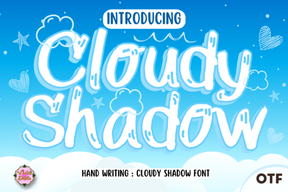 Cloudy Shadow Font: A Festive Touch for Seasonal Campaigns
