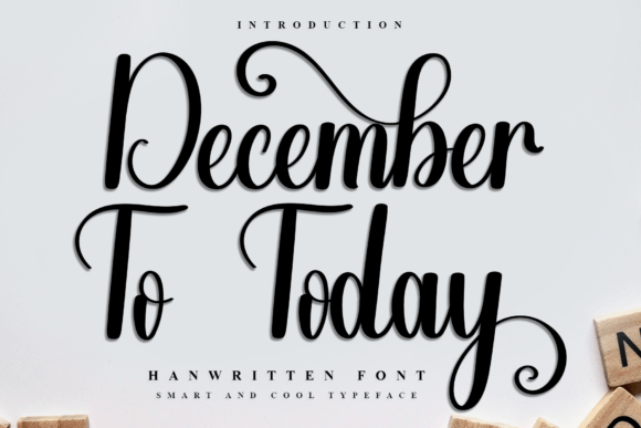 December to Day: A Festive Typeface for Editorial Design and Holiday Branding