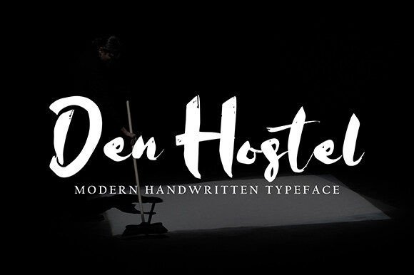 Den Hostel: A Handwritten Script Font for Modern Web and Digital Design