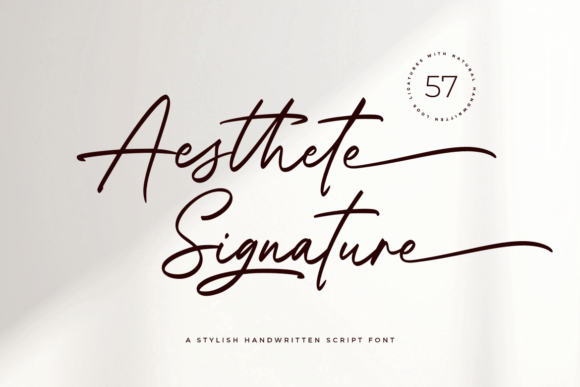 Elevating Web Design with Aesthete Signature Font