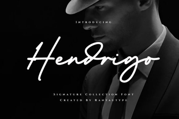 Hendrigo: A Modern Script Font for Elegant Editorial Design