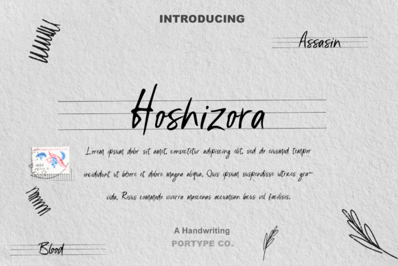 Hoshizora: A Designer’s Take on This Script Amp Font