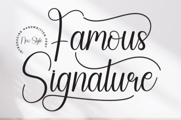 How Famous Signature Font Transformed My Small Business Branding