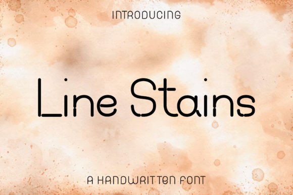 How Line Stains Font Transformed My Small Business Branding