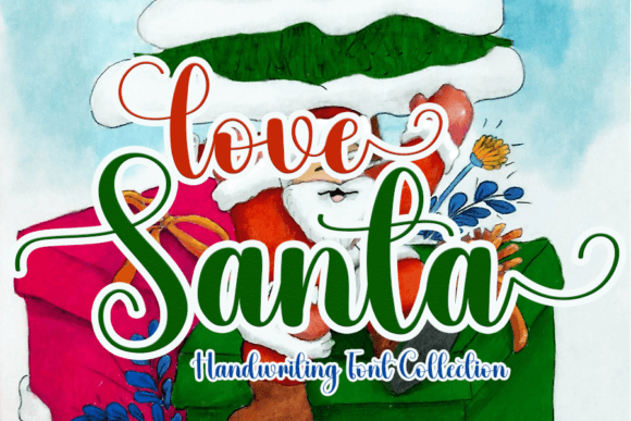 Love Santa: A Handwritten Font That Adds Personality to Campaign Designs