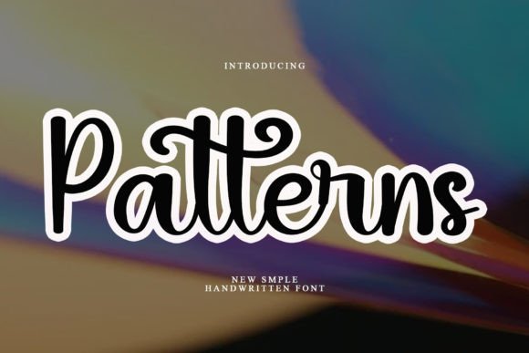 Patterns: A Handwritten Font That Brings Warmth to Editorial Design
