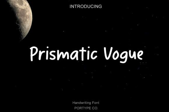 Prismatic Vogue: A Stylish Handwriting Font for Business Branding