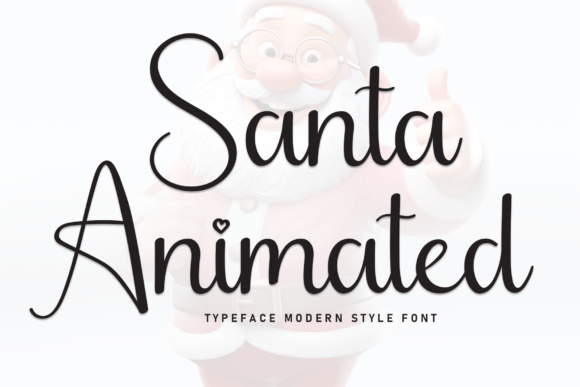 Santa Animate: A Charming Handwritten Font for Editorial Design