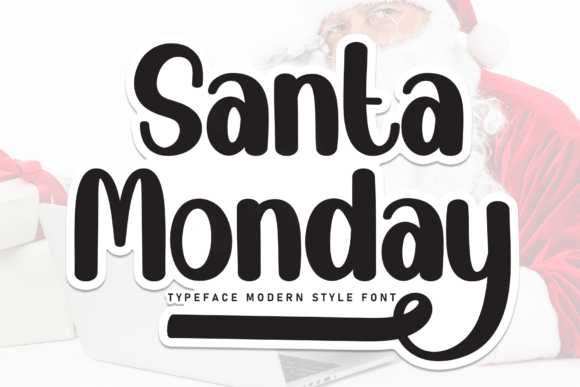 Santa Monday: A Handwritten Font That Elevates Small Business Branding