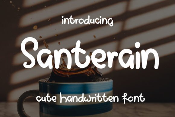 Santerain: A Magical Script Font for Elegant Branding Projects