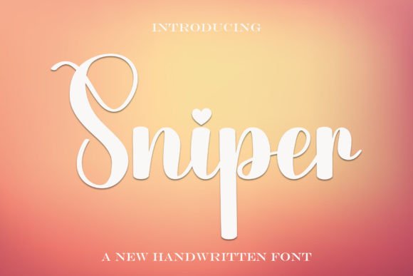 Sniper: A Handwritten Font That Elevates Small Business Branding