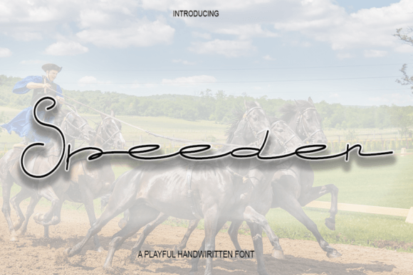 Speeder Font: Elevating Handmade Labels, Invitations, and Packaging with Elegant Script