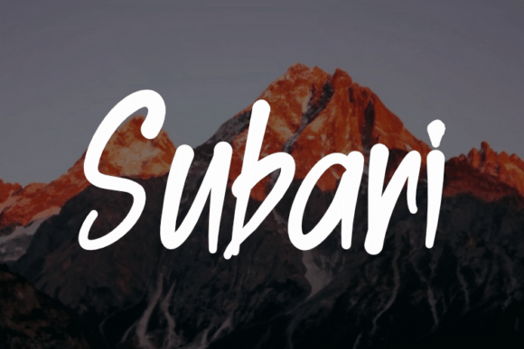 Subari: A Sweet Handwritten Font for Modern Brand Campaigns