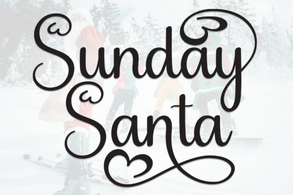 Sunday Santa: A Sweet Handwritten Font for Playful Brand Identities