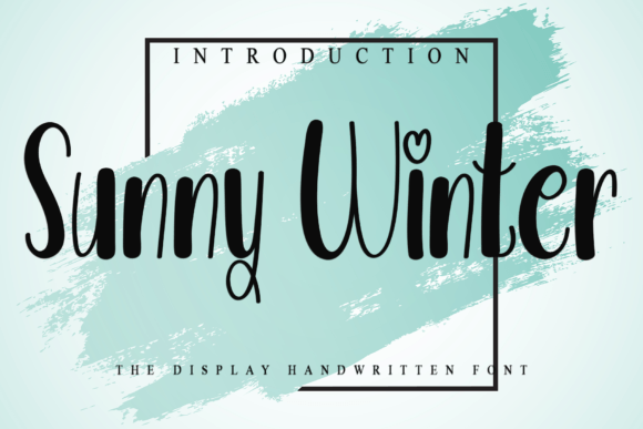 Sunny Winter: A Playful Handwritten Font for Modern Campaign Design