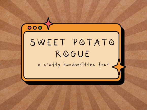 Sweet Potato Rogue: A Handwritten Font with Personality for Crafters & Makers