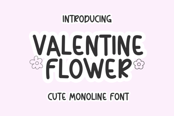 Valentine Flower: A Handwritten Font That Brings Warmth to Branding Projects