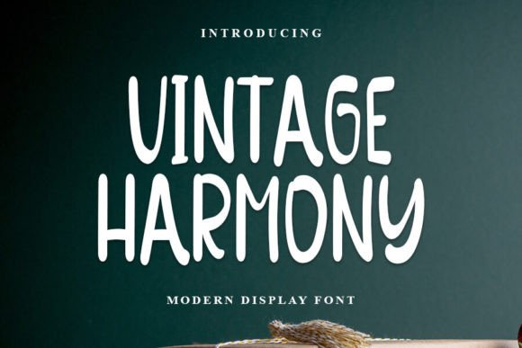 Vintage Harmony: A Festive Typeface for Business Branding